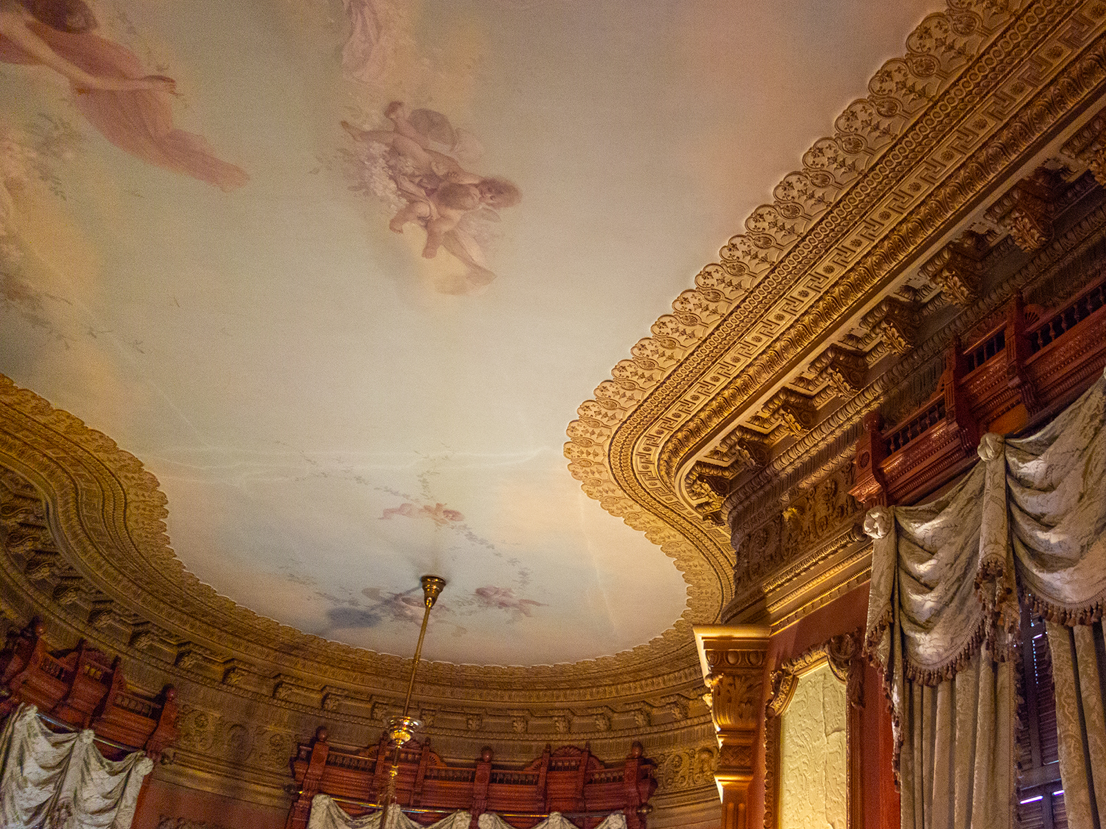 Ceiling at the Heurich House